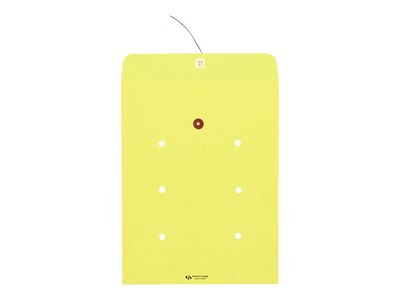 Quality Park Button & String Inter-Departmental Envelopes, 10 x 13, Yellow, 100/Carton (QUA63576)