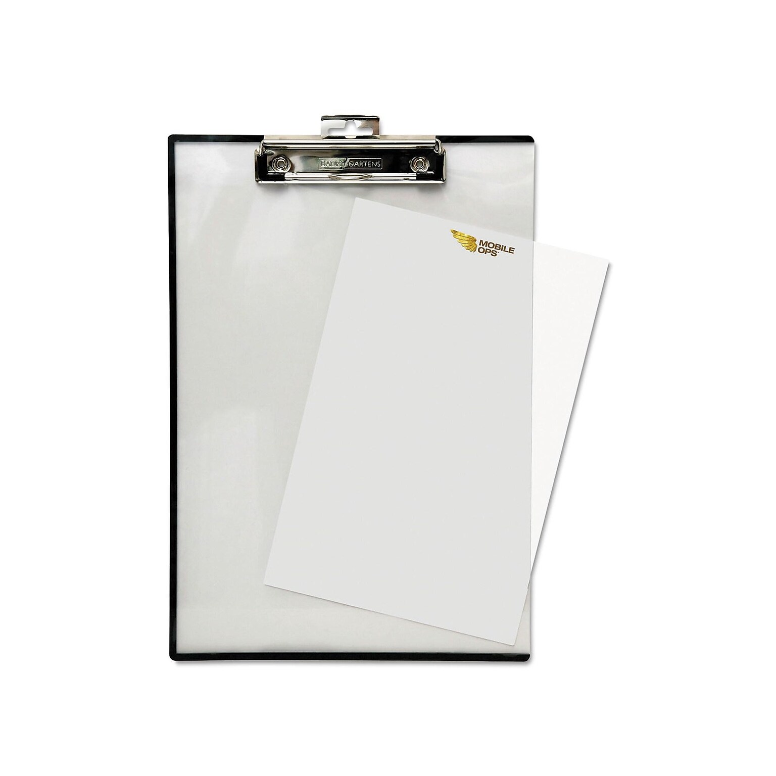 Baumgartens Plastic Clipboard, Clear (BAUTA1611)