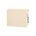 Smead End Tab File Pocket, Reinforced Straight-Cut Tab, 1-3/4 Expansion, Letter Size, Manila, 25/Bo