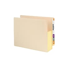 Smead® End Tab File Pocket, Reinforced Straight-Cut Tab, 5-1/4 Expansion, Fully-Lined Gusset, Lette