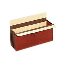Pendaflex 10% Recycled Heavy Duty Reinforced File Pocket, 5 1/4 Expansion, Legal Size, Brown, 10/Bo