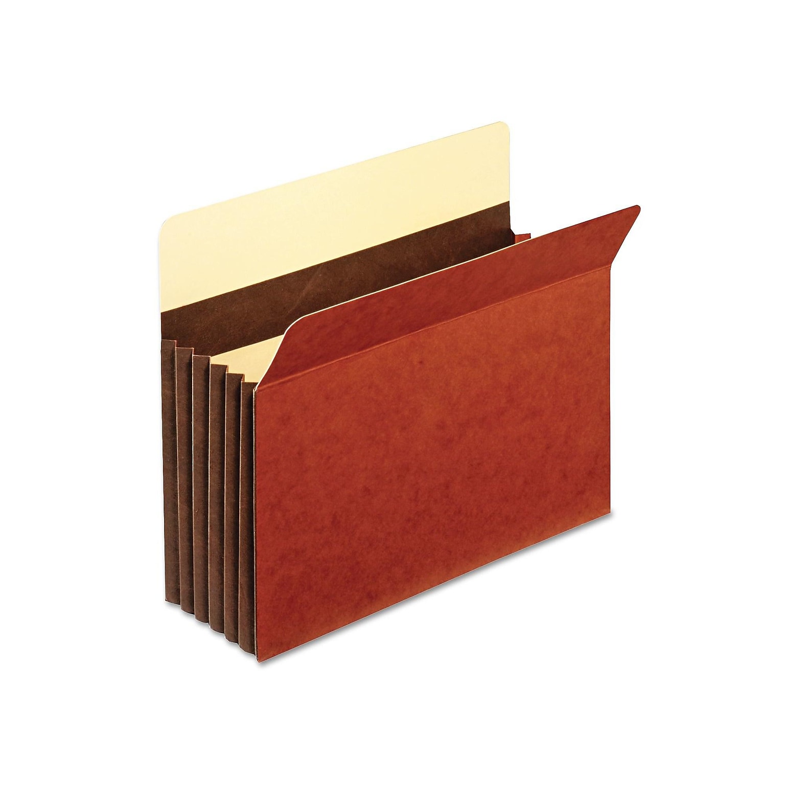 Pendaflex 10% Recycled Heavy Duty Reinforced File Pocket, 5 1/4 Expansion, Letter Size, Brown, 10/Box (C1534GHD)