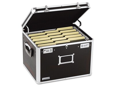 Vaultz Locking Chest, Letter/Legal Size, Black (VZ01008)