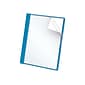 Oxford 3-Prong Report Covers, Letter, Light Blue, 25/Box (OXF 55801)