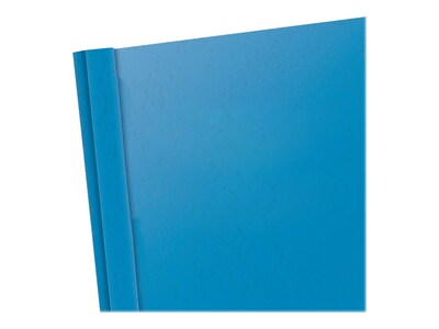 Oxford 3-Prong Report Covers, Letter, Light Blue, 25/Box (OXF 55801)