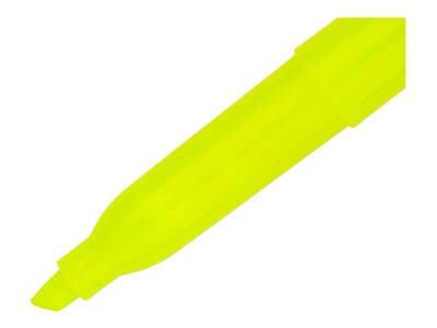 Sharpie Pocket Stick Highlighter, Chisel Tip, Fluorescent Yellow, 5/Pack (1908050)