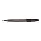 Pentel Sign Felt Pens, Fine Point, Black Ink, Dozen (S520-A)