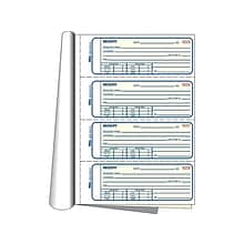 TOPS 2-Part Carbonless Receipts Book, 2.75L x 7.13W, 400 Forms/Book, Each (TOP 46816)