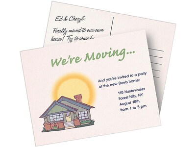 Avery Matte Postcards, 5.5" x 4.25", White, 120/Box (3380)
