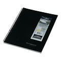 Cambridge 1-Subject Professional Notebooks, 8.5 x 11, Wide Ruled, 80 Sheets, Black (06066)