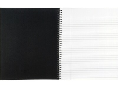 Cambridge Professional 1-Subject Professional Notebook, 8.5" x 11", Wide Ruled, 80 Sheets, Black (06062)