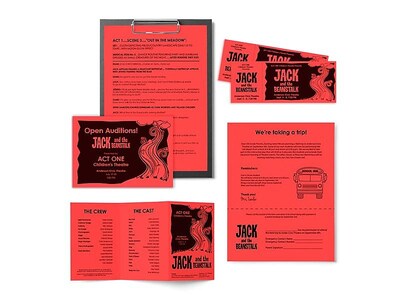 Astrobrights Colored Paper, 24 lbs., 8.5" x 11", Rocket Red, 500/Ream, 10 Reams/Carton (22641A)