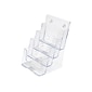 Deflect-O Literature Holder, 5.83" x 8.27", Clear Polystyrene (77901)