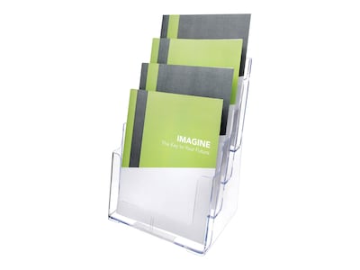 Deflecto Literature Holder, 9.37 x 13.58, Clear Plastic (77441)