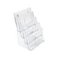 Deflecto Literature Holder, 9.37 x 13.58, Clear Plastic (77441)