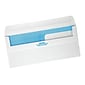 Quality Park Redi-Seal Security Tinted #9 Double Window Envelopes, 3 7/8 x 8 7/8, White Wove, 500/