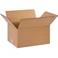12" x 9" x 6" Standard Shipping Boxes, 32 ECT, Kraft, 25/Bundle (120906)