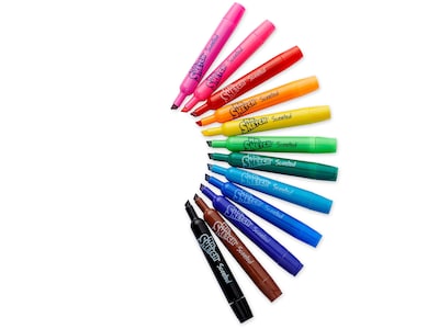 School Smart Combo Marker Pack, Assorted Tip, Assorted Colors, Pack of 192
