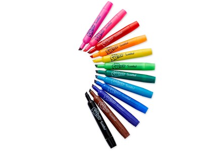 School Smart Combo Marker Pack, Assorted Tip, Assorted Colors, Pack of 192