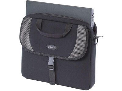 Targus Laptop Sleeve, Gray/Black Neoprene (CVR200)