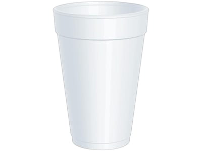 Dart J Cup Hot/Cold Cups, 16 Oz., White, 1000/Carton (16J16)