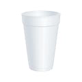 Dart J Cup Hot/Cold Cups, 16 Oz., White, 1000/Carton (16J16)