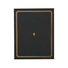 Gartner Studios 9.5 x 12 Certificate Holders, Black/Gold, 6/Pack (35003)