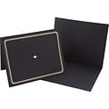 Gartner Studios Certificate Holders, 8.5 x 11, Black/Gold, 6/Pack (35003)