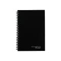 Cambridge 1-Subject Notebooks, 5 x 8, Wide Ruled, 80 Sheets, Black (06074)