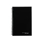 Cambridge Limited 1-Subject Notebook, 5 x 8, Wide Ruled, 80 Sheets, Black (06074)