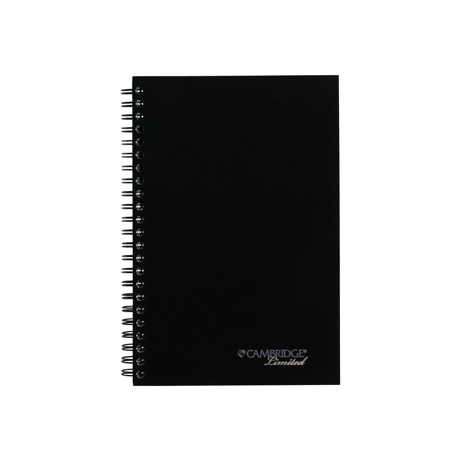 Cambridge 1-Subject Notebooks, 5 x 8, Wide Ruled, 80 Sheets, Black (06074)