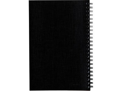 Cambridge 1-Subject Notebooks, 5" x 8", Wide Ruled, 80 Sheets, Black (06074)