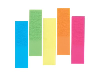 Staples Stickies Page Flags, Multicolor, 0.5" Wide, 125/Pack (11147-CC)