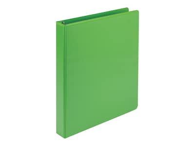 Samsill Fashion 1 3-Ring View Binders, Chartreuse, 2/Pack (U86378)