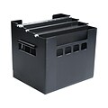 DecoFlex Large Capacity Desktop File Box, Letter Size, Black (PFX 43013)