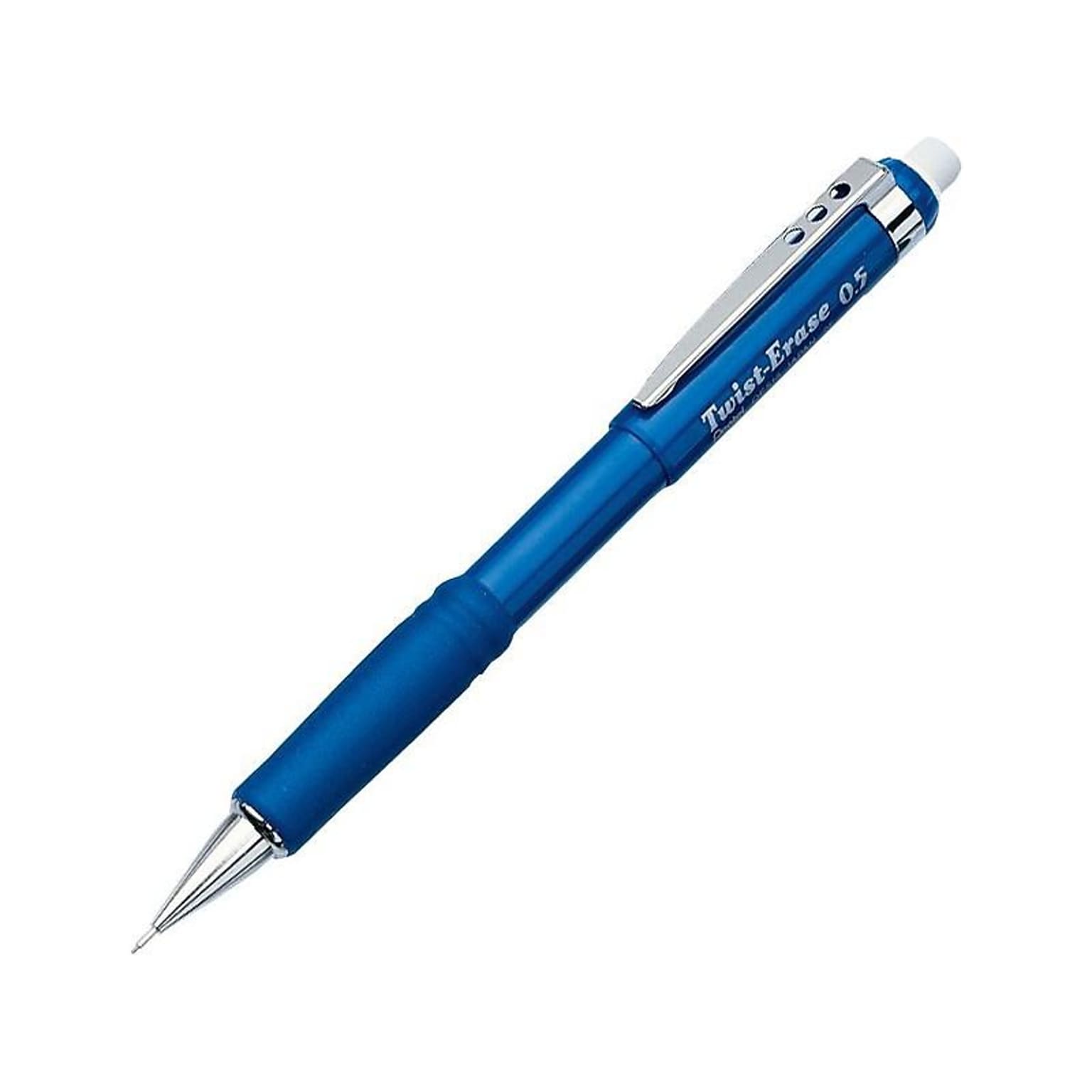 Pentel Twist-Erase III Mechanical Pencil, 0.5mm, #2 Soft Lead (QE515C)