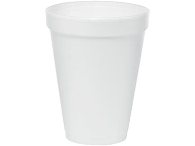 Dart J Cup Hot/Cold Cups, 12 Oz., White, 1000/Carton (12J12)