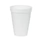 Dart J Cup Hot/Cold Cups, 12 Oz., White, 1000/Carton (12J12)