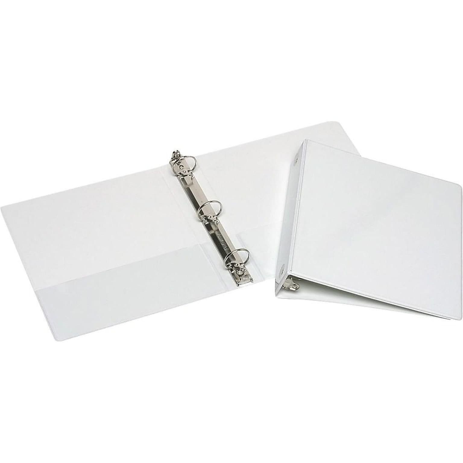AbilityOne Skilcraft 1 1/2 3-Ring View Binders, White (7510015194381)