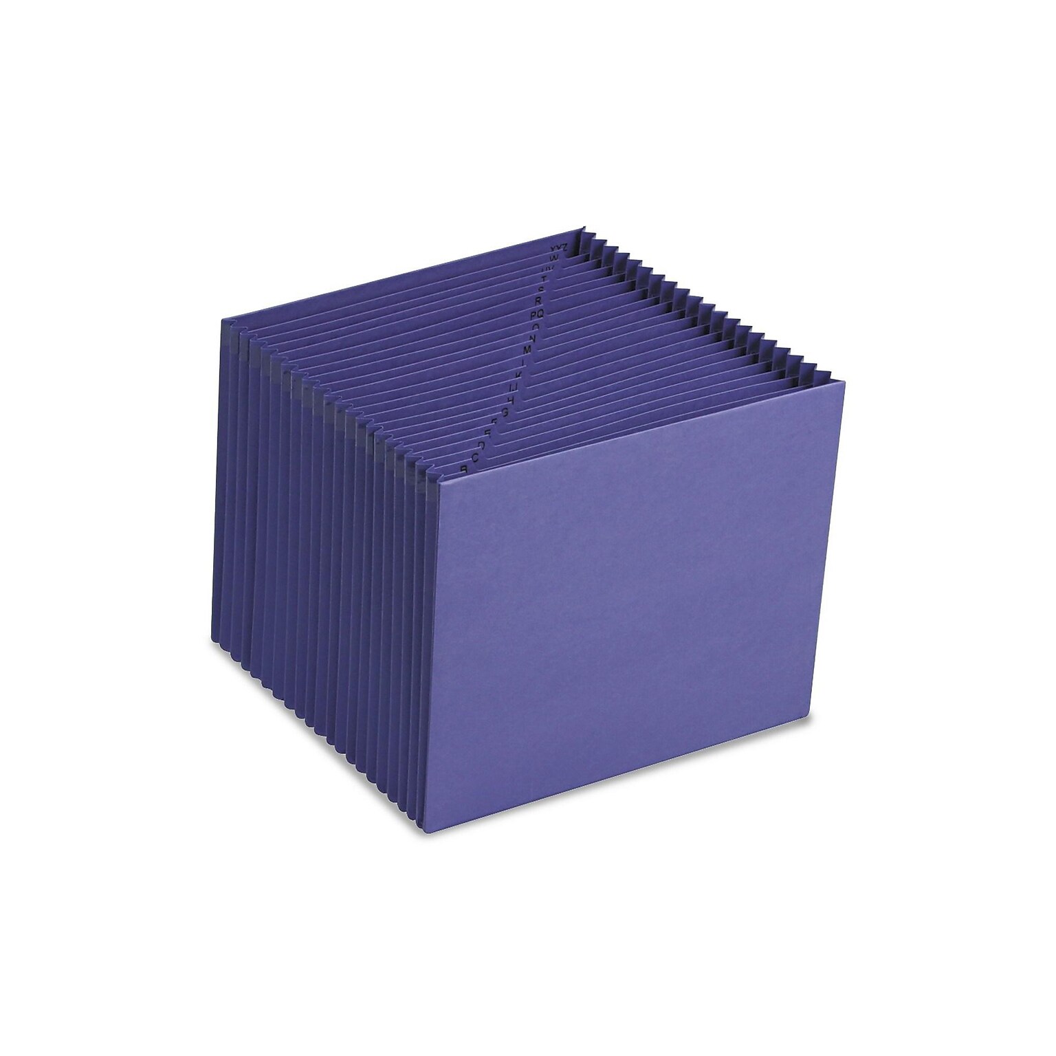 Smead® Expanding File, Alphabetic (A-Z), 21 Pockets, Letter, Purple (70721)