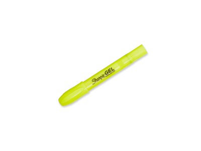 Sharpie Stick Highlighters, Gel, Yellow, 4/Pack (1780476)