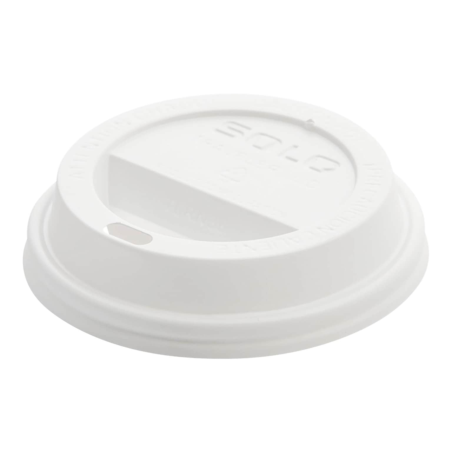 Solo Traveler® Lids, White, 1000/Carton (TL38R2-0007)