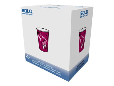 Solo Bistro® Hot Cups, 16 Oz., Multicolor, 300/Carton (OF16BI-0041)