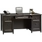 Sauder Edge Water Collection 65" Desk, Black (409042)