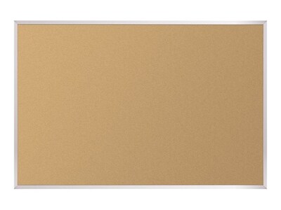 Best-Rite VT Logic Cork Bulletin Board, Aluminum Frame, 8 x 4 (E301AH)