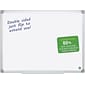 Bi-Office Earth-It Dry-Erase Whiteboard, Aluminum Frame, 3' x 4' (MA0500790)