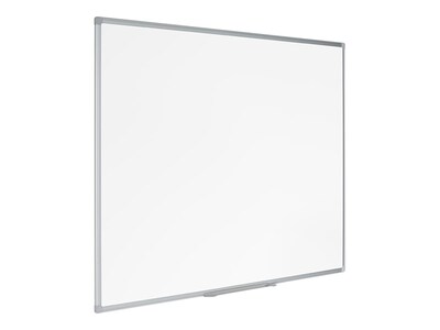 Bi-Office Earth-It Dry-Erase Whiteboard, Aluminum Frame, 3' x 4' (MA0500790)