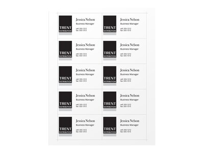 Avery Clean Edge2-Sided Business Cards, 3.5W x 2L, Uncoated White 2000/Pack (5870)