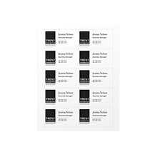 Avery Clean Edge Business Cards, 2 x 3 1/2, Matte White, 2000 Per Pack (5870)
