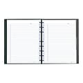 Blueline MiracleBind Professional Notebooks, 7.25 x 9.25, College Ruled, 75 Sheets, Black (AF9150.